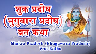 शुक्र प्रदोष व्रत कथा  Shukra Pradosh vrat katha  शुक्रवार त्रयोदशी  shukrawar trayodashi [upl. by Annenn]