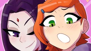 RAVEN Wakes GWEN Up Because Shes Bored 👀  Comic Dub 💜🔥 [upl. by Yssis]