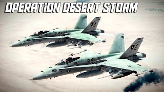 DCS Operation Desert Storm Mission Air to AirSEADGround Attack [upl. by Aderb271]