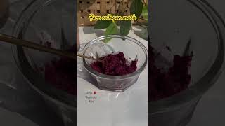 Collagen home remedies for growing skin RoseRicebeetroot collagen viralshort tranding rose [upl. by Edia333]