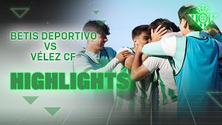 Resumen del partido Betis Deportivo  Vélez CF 20  CANTERA [upl. by Arama]