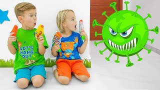 Vlad and Niki  Kids story about viruses  Stay healthy [upl. by Paten]