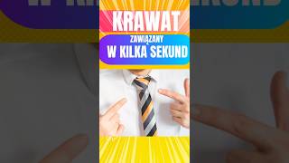 Jak szybko zawiązać krawat🤔🤩 Mam na to sposób 💪 Krawat zawiążesz w kilka sekund 😎🔥 How to tie a tie [upl. by Valiant]