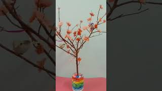 Wax candle flowers ideaswax flowersshortsfeedshortsyashmithacreativity diy [upl. by Blondie894]