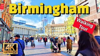 Birmingham City Centre Walk UK April 2024 [upl. by Annekcm]