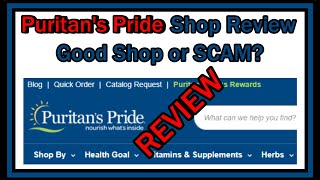 Puritans Pride httpswwwpuritancom Review  Is It A Good Shop or A SCAM [upl. by Izawa]