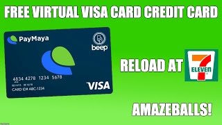 Virtual Credit Card  Paymaya Philippines [upl. by Sirama]