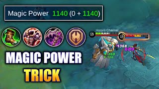 PHYLAX TRICK FOR HIGHEST MAGIC POWER  MOBILE LEGENDS [upl. by Oicnerolf]