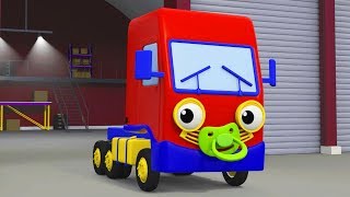 Wheels On The Bus With Baby Truck  Nursery Rhymes amp Kids Songs  Geckos Garage [upl. by Gebler272]