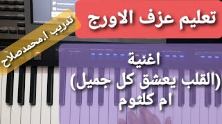 تعليم عزف الاورج اغنية القلب يعشق كل جميل ام كلثوم تدريب امحمدصلاح [upl. by Fernando238]