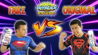 FAKE BOOTLEG VS ORIGINAL TAKARA TOMY  Beyblade Burst ChoZ Turbo  Unboxing amp Review [upl. by Alberik]