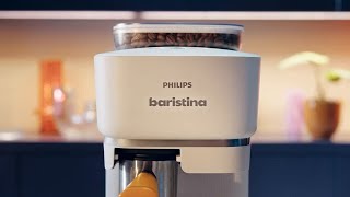 Philips Baristina  Reinigung des Siebträgers [upl. by Ddal]