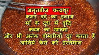 जानिये लुप्त होते औषधीय पौधे अमृतबीज चन्द्रशूर के गुणों के बारे में  माताओं के लिए अमृत औषधि [upl. by Larentia]