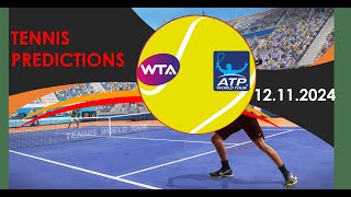 Tennis Predictions TodayATP Masters CupTennis Betting TipsTennis Preview [upl. by Ivar]