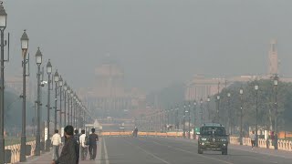 Smog engulfs Indias capital after Diwali festival  AFP [upl. by Demetrius]