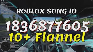 10 Flannel Roblox Song IDsCodes [upl. by Moffat]