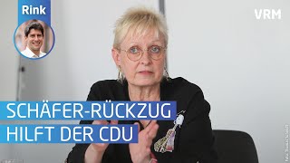 SchäferRückzug hilft der CDU [upl. by Shurlock626]