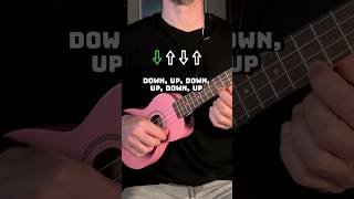 Ukulele Strumming Tutorial shorts ukulele strumming [upl. by Darn]