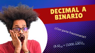 El SECRETO para CONVERTIR DECIMALES a BINARIOS con PUNTO DECIMAL [upl. by Asiluy505]