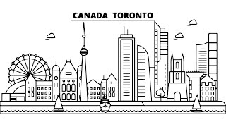 TORONTO  ONTARIO  CANADA  DRAWING CITY [upl. by Akino]