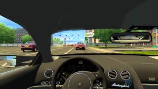 City Car Driving 123  Lamborghini Reventon 1080p [upl. by Armalla]