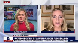 ALEXIS SHARKEY Update On Death Of Houston Instagram Influencer  NewsNOW from FOX [upl. by Eniak369]