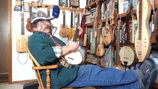 “Froggy Went ACourtin’ “ clawhammer banjo and harmonica [upl. by Ylime]