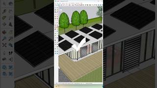 ✅ Learn how to create curved window in Sketchup new cad youtubeshorts viralvideos sketchup [upl. by Lancelle]