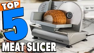 Best Meat Slicers On Amazon Reviews 2024  Best Budget Meat Slicers Buying Guide [upl. by Ydner]