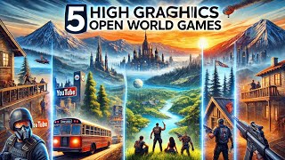 🔥 Top 5 High Graphics Open World Games 2024 You Must Play 🎮✨  Top 5 only [upl. by Roma]