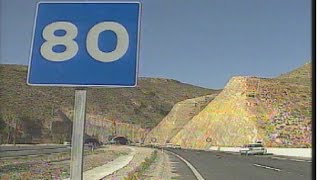 Autovía del Mediterráneo se abre el tramo de Almería a la Mojonera 1995 [upl. by Ordnasil835]