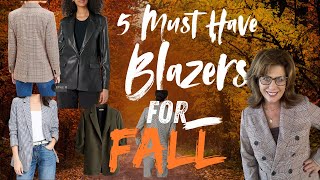 Five Essential Blazers for Fall [upl. by Enneira]