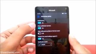 How to Customize Action Center on Lumia 950 950 XL or ANY Windows 10 Phone [upl. by Bergess]