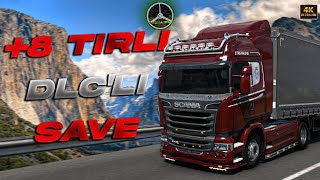 🔵 8 TIR’LI DLC’Lİ SAVE ・Street Machines 🔥・Ets2 150 DLCLİ SAVE・🔵 [upl. by Llehsem]