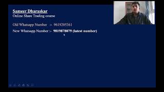 Whatsapp Number Changed  Online Share Trading Course [upl. by Oringa]