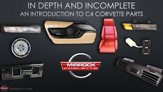 An Introduction to C4 Corvette Parts Mirrock Corvette 2023 NCRS Altoona Regional Presentation [upl. by Ahrens859]