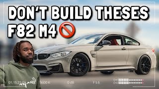 STOP BUILDING BMW F82 M4s [upl. by Vogeley]