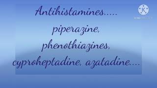 Antihistamines B Pharm Cyclizines Promethazine Cyproheptadine Azatadine Synthesis cyclizine [upl. by Orestes]