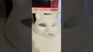 It took me about 10 hours for anyone wondering  maskmaking cat therian gear [upl. by Christy359]