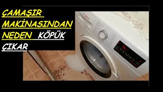 Çamaşır makinasından köpük çıkmasıEvde Çamaşır makinasından köpük taşması [upl. by Ardaid396]