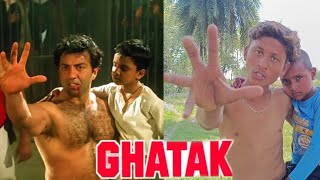 Ghatak 1996  Ghatak Movie dialogue spoof  Ghatak Comedy Video  Ghatak Sunny Deol  Ghatak Scene [upl. by Proud]