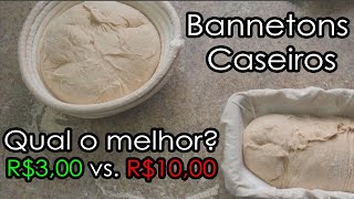 Qual o melhor Banneton para fermentação natural  R300 vs R1000  Banneton caseiro [upl. by Barolet]