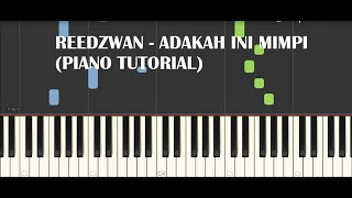 Reedzwan  Adakah Ini Mimpi Piano Tutorial [upl. by Yaya]