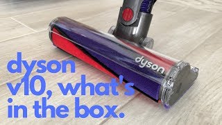 Dyson Cyclone V10  Whats in the box [upl. by Harlin]