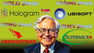 🧨 Hot Stocks Outlook HOLO Stock vs Ubisoft Stock vs CRWD Stock vs SMCI Stock Technical Stocks 🧨 [upl. by Mickelson]