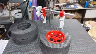 How I make my own RC Foam Wheels with my own tools  CAUTION Not For Stupid People  Part 4 [upl. by Dow]