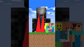 Hide and Seek Alien Challenge Roblox Noob vs Minecraft Noob [upl. by Finegan]