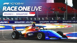 LIVE Race 1  Singapore 2024  F1 Academy [upl. by Alehcim]