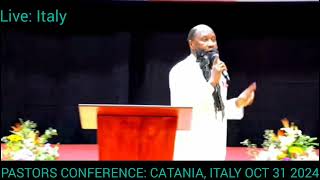 MIGHTIEST PROPHET OF THE LORD DR DAVID IN ITALY FOR THE CONFERENCE OF PASTORS [upl. by Yleak]