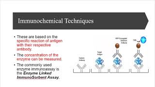 Immunochemical and radiochemical Techniques [upl. by Etteuqaj]